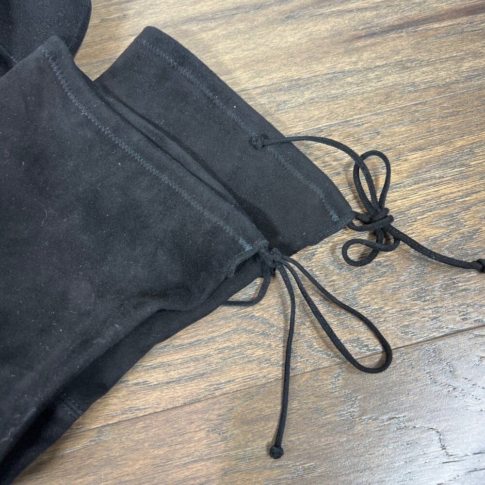 STUART WEITZMAN Yulianaland Over the Knee Suede Boots Black Sz 10 NWOT - Picture 9 of 10